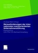 Herausforderungen der internationalen marktorientierten Unternehmensführung