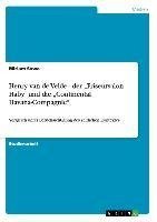 Henry van de Velde - der "Friseursalon Haby" und die "Continental Havana-Compagnie"