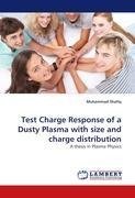 Test Charge Response of a Dusty Plasma with size and charge distribution