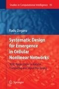 Systematic Design for Emergence in Cellular Nonlinear Networks