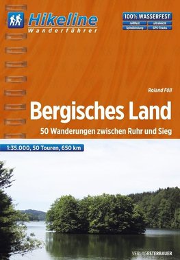 Hikeline Wanderführer Bergisches Land 1 : 35 000