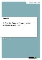 Q. Horatius Flaccus: De arte poetica. Interpretation vv. 1-45