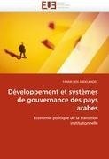 Développement et systèmes de gouvernance des pays arabes