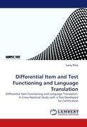 Differential Item and Test Functioning and Language Translation