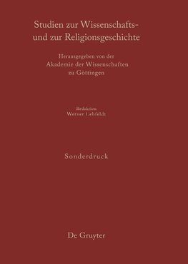 Studien zur Wissenschafts- und zur Religionsgeschichte