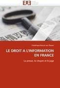 LE DROIT A L'INFORMATION EN FRANCE