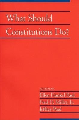 What Should Constitutions Do?