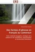 Des formes d'adresse en français au Cameroun