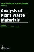 Analysis of Plant Waste Materials