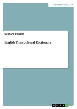 English Transcultural Dictionary