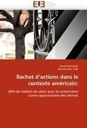 Rachat d'actions dans le contexte américain: