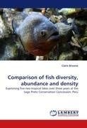 Comparison of fish diversity, abundance and density