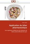 Application du bilan pharmaceutique