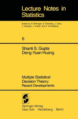 Multiple Statistical Decision Theory: Recent Developments