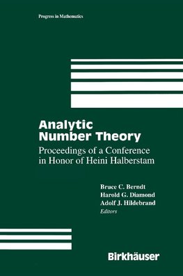 Analytic Number Theory:The Halberstam Festschrift 2