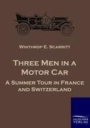 Three Men in a Motor Car