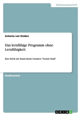 Das lernfähige Programm ohne Lernfähigkeit