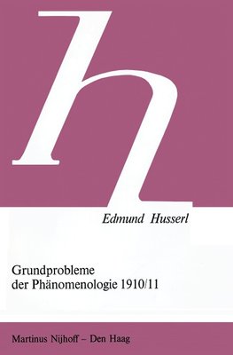 Grundprobleme der Phänomenologie 1910/11