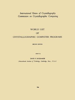 World List of Crystallographic Computer Programs