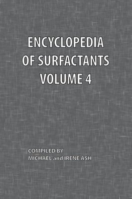 Encyclopedia of Surfactants Volume 4