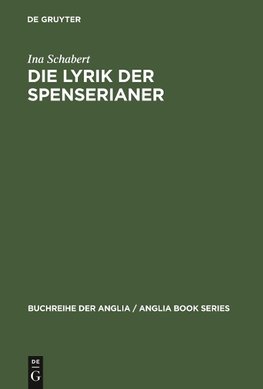 Die Lyrik der Spenserianer