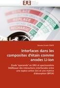 Interfaces dans les composites d'étain comme anodes Li-ion