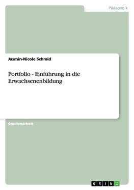 Portfolio - Einführung in die Erwachsenenbildung