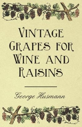 Vintage Grapes for Wine and Raisins