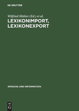 Lexikonimport, Lexikonexport