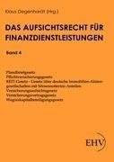 Aufsichtsrecht für Finanzdienstleistungen