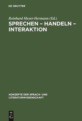 Sprechen - Handeln - Interaktion