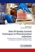 Role Of Quality Control Techniques In Pharmaceutical Industries