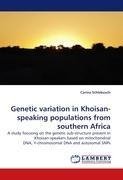 Genetic variation in Khoisan-speaking populations from southern Africa