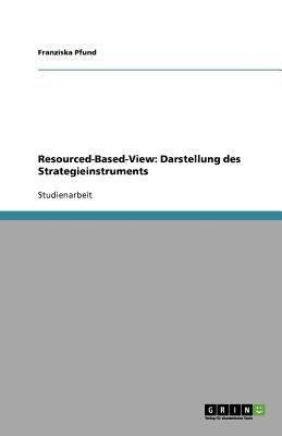 Resourced-Based-View: Darstellung des Strategieinstruments