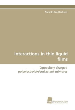 Interactions in thin liquid films