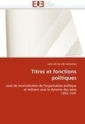 Titres et fonctions politiques