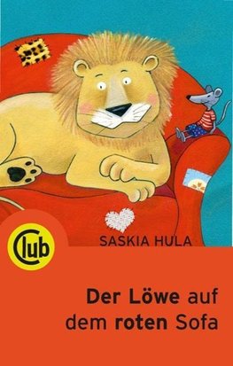 Der Löwe auf dem roten Sofa