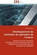 Développement de méthodes de spéciation de l'arsenic