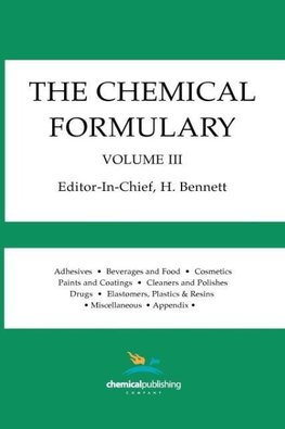 The Chemical Formulary, Volume 3