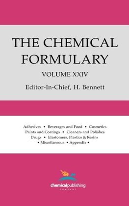 The Chemical Formulary, Volume 24