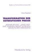 Transformation der ostdeutschen Presse