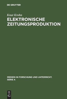 Elektronische Zeitungsproduktion