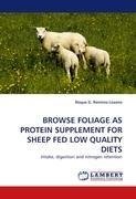 BROWSE FOLIAGE AS PROTEIN SUPPLEMENT FOR SHEEP FED LOW QUALITY DIETS