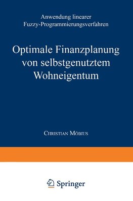 Optimale Finanzplanung von selbstgenutztem Wohneigentum