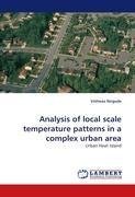 Analysis of local scale temperature patterns in a complex urban area