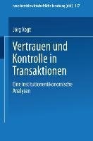 Vertrauen und Kontrolle in Transaktionen