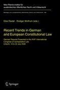 Recent Trends in German and European Constitutional Law