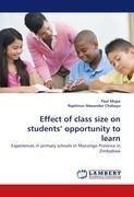 Effect of class size on students' opportunity to learn