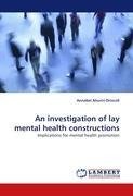 An investigation of lay mental health constructions