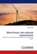 Wind Power: the material requirements